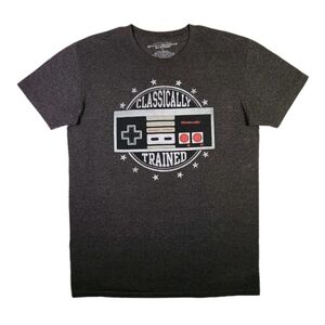Nintendo NES Shirt Large Gray Y2K Retro Video Game Graphic Novelty Unisex Tee